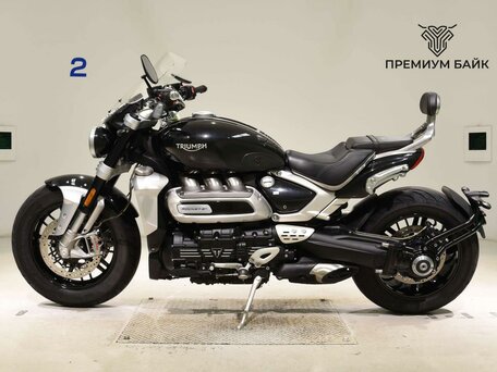 2021 Triumph Rocket 3, чёрный, 2199000 рублей, вид 2