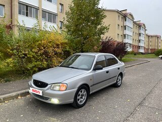 2004 Hyundai Accent ТагАЗ II, серебристый, 203000 рублей, вид 1
