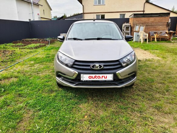 2019 Lada (ВАЗ) Granta I Рестайлинг, серебристый - вид 1
