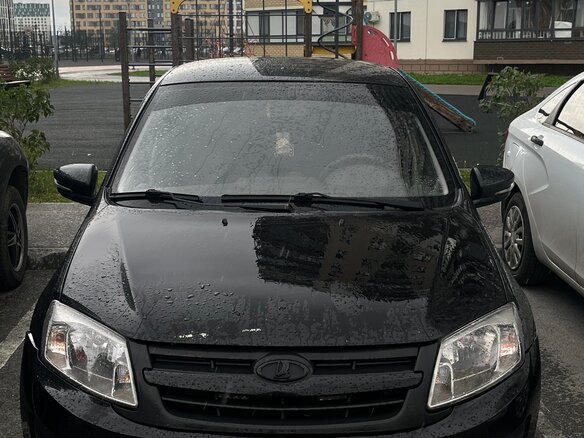 2012 Lada (ВАЗ) Granta I, чёрный, 260000 рублей - вид 1