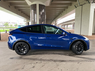 2021 Tesla Model Y Long Range Dual Motor I, синий, 4140000 рублей, вид 2