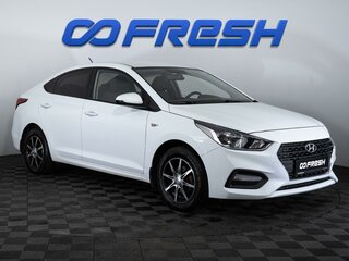 2018 Hyundai Solaris II, белый, 1240000 рублей, вид 1