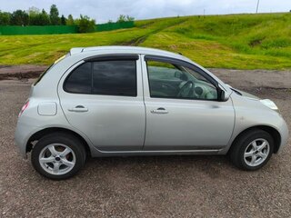 2009 Nissan March III (K12), серебристый, 500000 рублей, вид 2