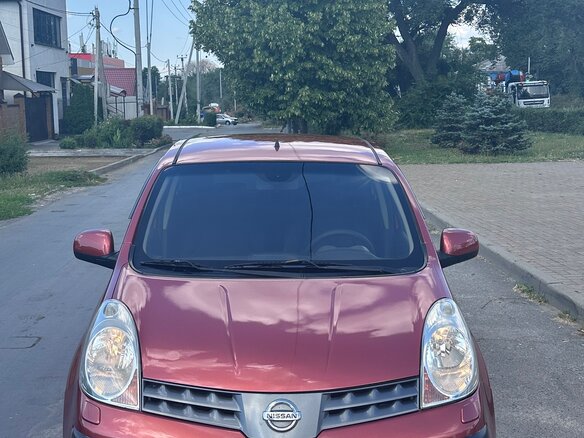 2007 Nissan Note I, красный, 499000 рублей - вид 1