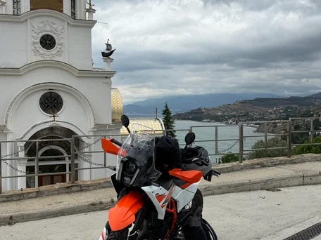 2025 KTM 390 Adventure R, оранжевый, 730000 рублей, вид 5