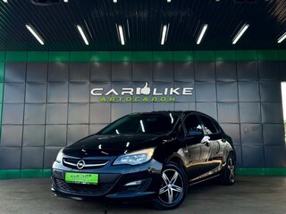 2013 Opel Astra J Рестайлинг, чёрный, 649000 рублей, вид 2