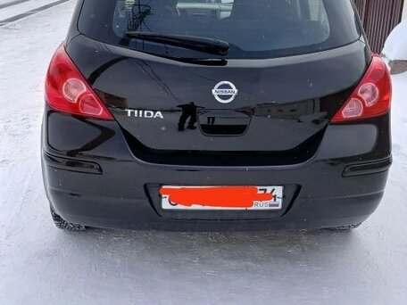 2012 Nissan Tiida I Рестайлинг, чёрный, 745000 рублей, вид 1