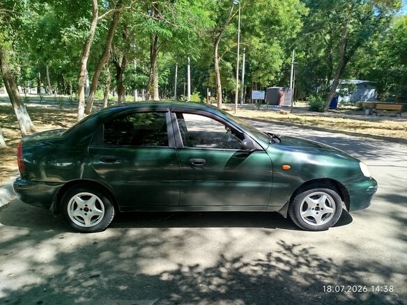 2007 Chevrolet Lanos I, зелёный, 270000 рублей - вид 1