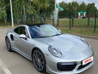 2017 Porsche 911 Turbo VII (991) Рестайлинг, серебристый, 11770000 рублей, вид 2