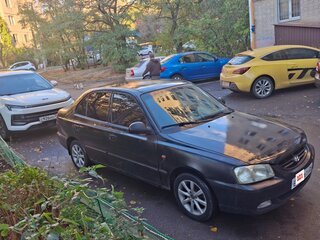 2008 Hyundai Accent ТагАЗ II, чёрный, 350000 рублей, вид 3
