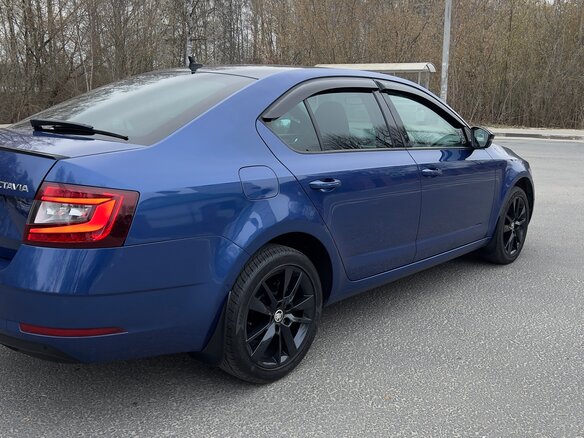 2019 Skoda Octavia III (A7) Рестайлинг, синий - вид 9