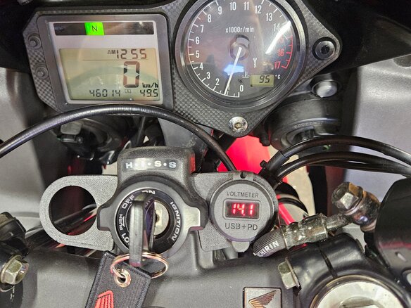 2002 Honda CBR 600F, красный, 450000 рублей - вид 11