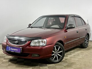 2011 Hyundai Accent ТагАЗ II, красный, 700000 рублей, вид 1