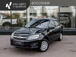 2015 Lada (ВАЗ) Granta I, чёрный, 361800 рублей, вид 1