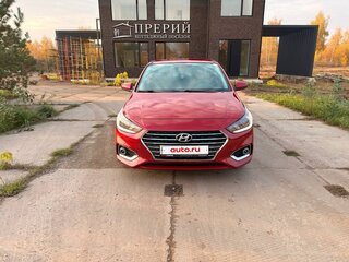 2017 Hyundai Solaris II, красный, 1140000 рублей, вид 1