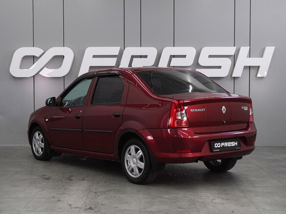 2010 Renault Logan I Рестайлинг, красный, 499000 рублей - вид 1