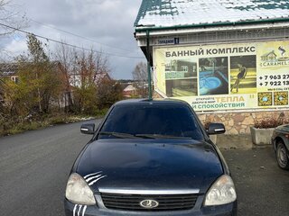 2008 Lada (ВАЗ) Priora I, чёрный, 220000 рублей, вид 2