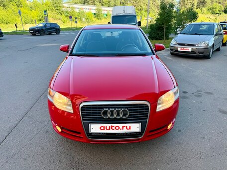 2005 Audi A4 III (B7), красный, 585000 рублей, вид 2