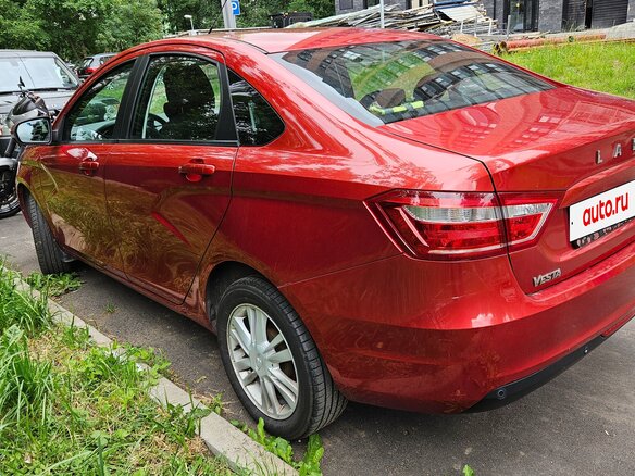 2019 Lada (ВАЗ) Vesta I, красный, 949000 рублей - вид 3