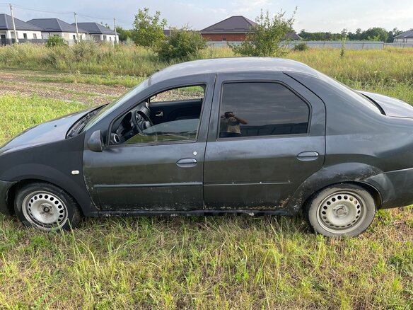 2007 Renault Logan I, серый, 150000 рублей - вид 10