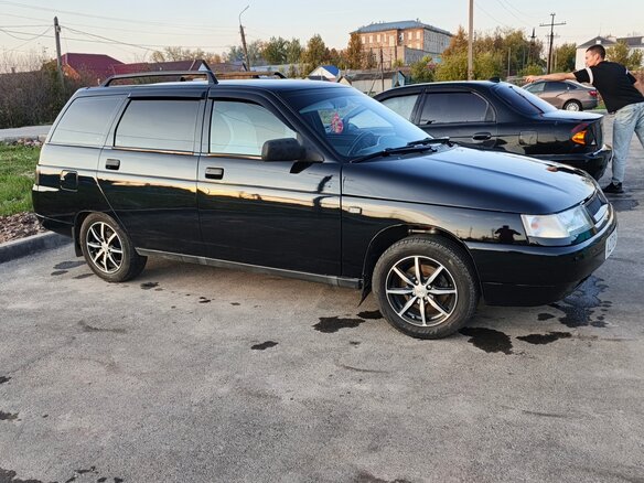 2009 Lada (ВАЗ) 2111, чёрный - вид 1