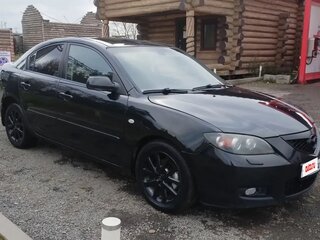 2008 Mazda 3 I (BK) Рестайлинг, чёрный, 420000 рублей, вид 4