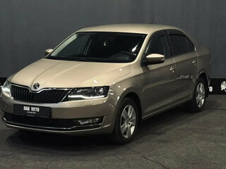 2017 Skoda Rapid I Рестайлинг, бежевый, 1310000 рублей, вид 1