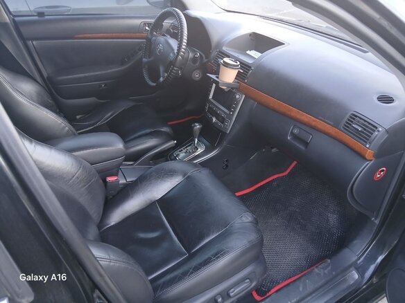 2007 Toyota Avensis II Рестайлинг, чёрный, 580000 рублей - вид 4