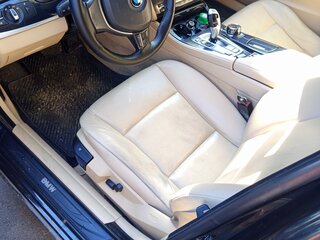 2012 BMW 5 серии 520i VI (F10/F11/F07), чёрный, 1400000 рублей, вид 3