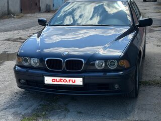 2002 BMW 5 серии 520i IV (E39) Рестайлинг, синий, 800000 рублей, вид 2