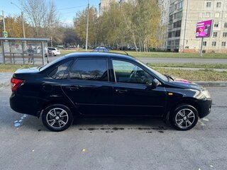 2013 Lada (ВАЗ) Granta I, чёрный, 550000 рублей, вид 2