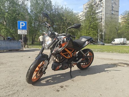 2014 KTM 390 Duke, оранжевый, 265000 рублей, вид 3