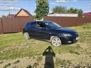 2008 Mazda 3 I (BK) Рестайлинг, чёрный, 580000 рублей, вид 3