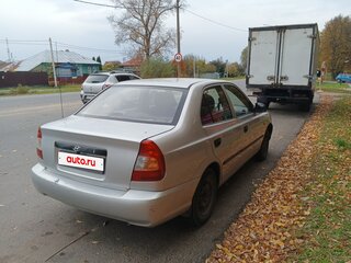 2008 Hyundai Accent ТагАЗ II, серебристый, 270000 рублей, вид 4