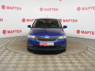 2017 Skoda Rapid I Рестайлинг, синий, 1055000 рублей, вид 2