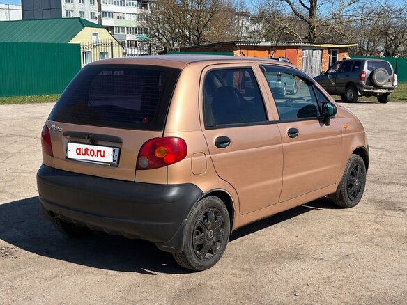 2003 Daewoo Matiz I Рестайлинг, золотистый, 170000 рублей - вид 3