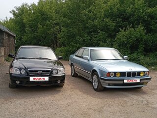 1992 BMW 5 серии 525i III (E34), голубой, 400000 рублей, вид 2