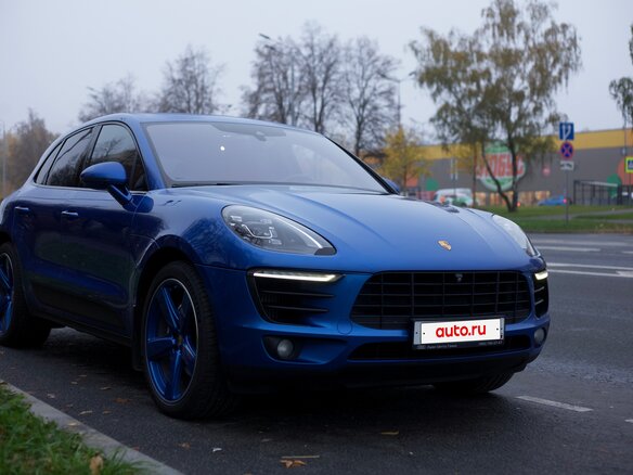 2016 Porsche Macan S I, синий, 3400000 рублей - вид 2