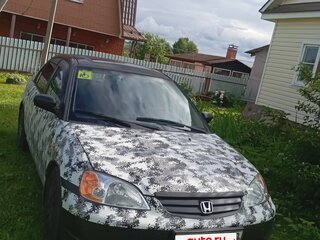 2001 Honda Civic VII, чёрный, 320000 рублей, вид 2