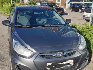 2012 Hyundai Solaris I, серый, 850000 рублей, вид 2