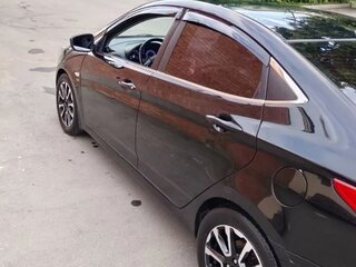 2014 Hyundai Solaris I Рестайлинг, чёрный, 815000 рублей, вид 1