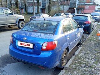 2010 Kia Rio II Рестайлинг, синий, 450000 рублей, вид 5