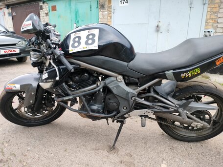 2009 Kawasaki ER-6N, чёрный, 300000 рублей, вид 3