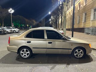 2006 Hyundai Accent ТагАЗ II, бежевый, 349000 рублей, вид 3