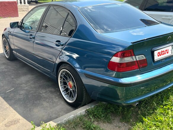 2003 BMW 3 серии 318i IV (E46) Рестайлинг, синий, 730000 рублей - вид 4