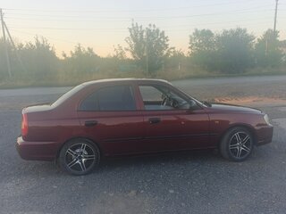 2006 Hyundai Accent ТагАЗ II, красный, 420000 рублей, вид 5
