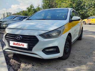 2018 Hyundai Solaris II, белый, 610000 рублей, вид 1