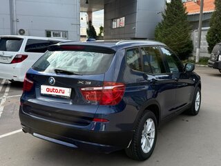 2012 BMW X3 20i xDrive II (F25), синий, 1699000 рублей, вид 4