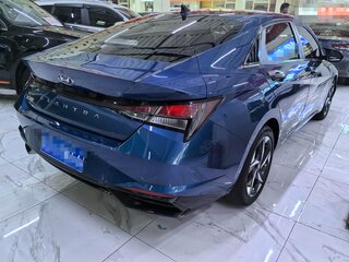 2022 Hyundai Elantra VII (CN7), синий, 1440000 рублей, вид 4