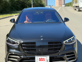 2020 Mercedes-Benz S-Класс 500 Long 4MATIC VII (W223), чёрный, 9500000 рублей, вид 4